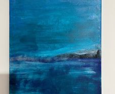 Seascape abstract painting