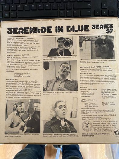 USAF Serenade in Blue box set