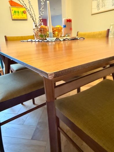 West Elm extendable dining table - mid-century