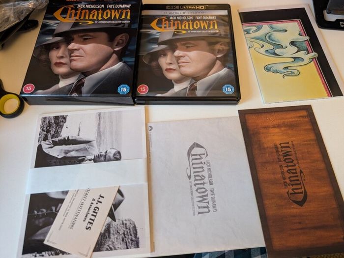 Chinatown 50th Anniversary Collectors Edition 4k Blu Ray