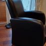 2 x leatherette tub armchairs Image 6