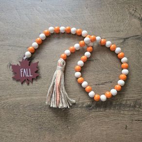 Autumn beaded garland