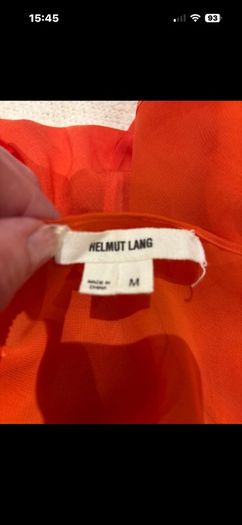 Helmut Lang silk viscose lined tunic size 10