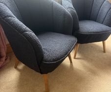 Pair of Navy Chairs