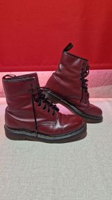 Dr. Martens 1460  Cherry Red Made in England Size UK 5