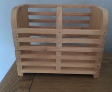 Wooden cutlery/pen hold all