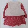 New Baby Girl Dress, Gilet and Tights Age 3-6 months Image 2