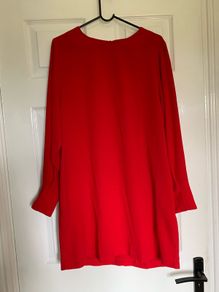 Red dress Mango size M