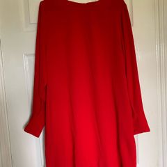 Red dress Mango size M
