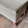Sturdy Versatile Rattan and Bamboo Low Bench Image 10