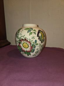 Masons Paynsley Floral Ginger Jar/Tea Caddy