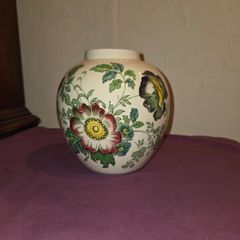 Masons Paynsley Floral Ginger Jar/Tea Caddy