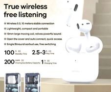 Remax TWS-10i High Quality True Wireless Stereo Music Earbuds - White