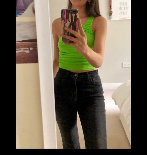 Zara one shoulder top