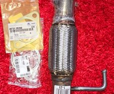 Front Exhaust Pipe with Flex Joint (Downpipe) for Hyundai i30 / i40