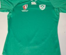 Ireland (G.P.S Pouch) 2023 Rugby Union World Cup Canterbury Rugby Union Jersey (Adult Medium) FREE POST