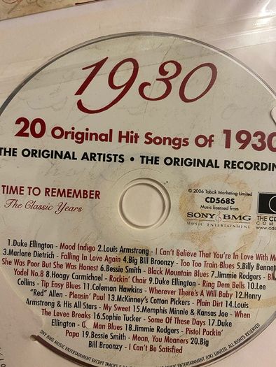 Birthday CD 1930