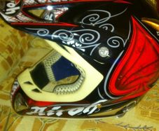 Motor cross Helmet for sale great condition, adult size .