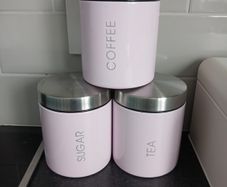 Tea, Coffee, Sugar Cannisters