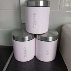 Tea, Coffee, Sugar Cannisters