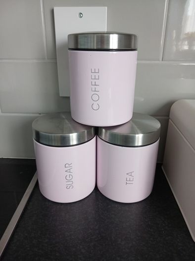 Tea, Coffee, Sugar Cannisters