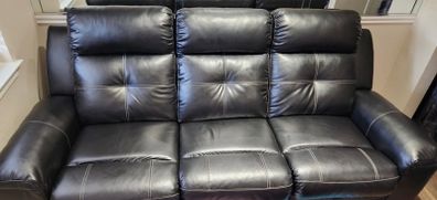 Black Leather Couch