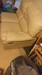 One Section of L Shape Settee with recliner