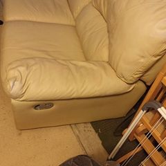 One Section of L Shape Settee with recliner