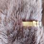 Brand New Fur Faux coat jacket burgundy purple M&S Sienna Miller Size 16 Image 8
