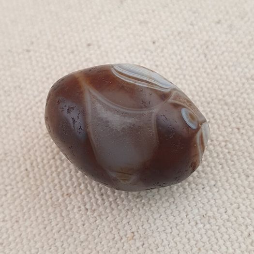 Natural Suliemani Eye Vintage Agate Bead Amulet