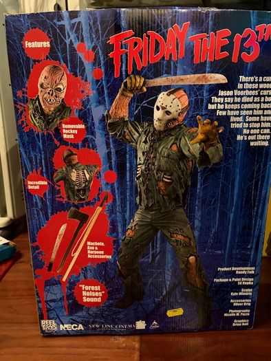 Jason Voorhees 18" Neca Reel Toys Figure Boxed with Sounds Friday The 13th