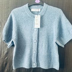 New with tags blue cardigan size (S) 10/12