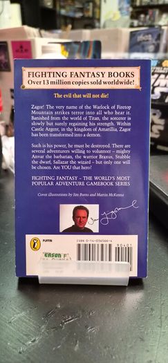 Legend of Zagor - Fighting Fantasy 54 (1st Edition)