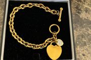 Gold tone bracelet