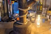 Handcrafted Livewood lamp