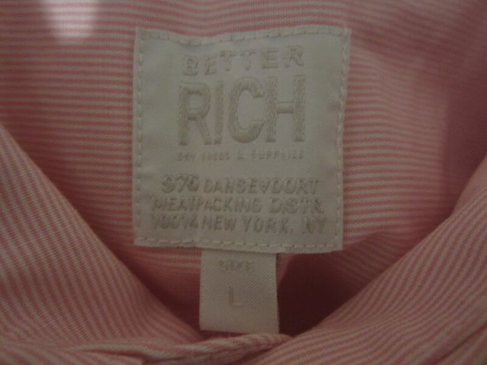 Gansevoort    better rich   pink pinstripe   LARGE