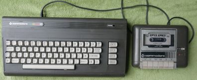 Commodore 16 C-16 C16 Computer and COMMODORE  Datasette, cassette recorder for C16/116 Untested