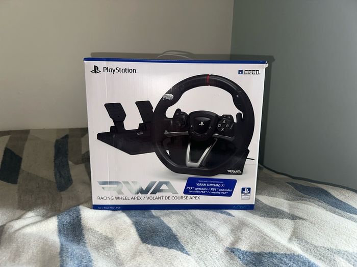 HORI Racing Wheel Apex for PS5, PS4 and PC - Very Good Con.