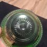 Bowl Green Uranium Glass Image 4