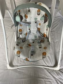 baby swing and baby bouncer
