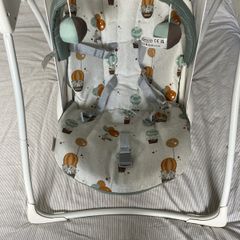 baby swing and baby bouncer
