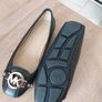 New mk black flat ballet pumps size 4 Image 2