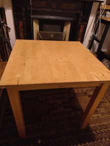 Table. Ikea Norden solid birch wood.