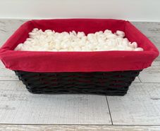 Black Basket with red liner