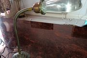 Mid century metal goose neck lamp