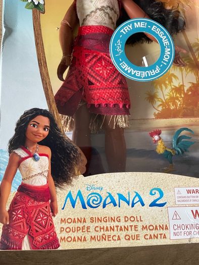 Moana 2 singing doll BNIB