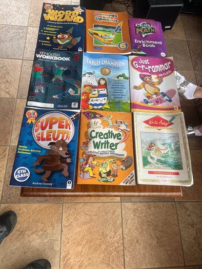Brand New Books  for Extra Tuition in Primary School English/Maths 6th Class bundle