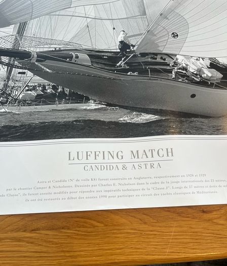 "Luffing Match" sailing Print