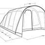 Outwell Moonhill 5 Family Air Beam Tent  New Image 3