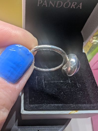 Pandora silver 48 or 4.5 uk  ring
